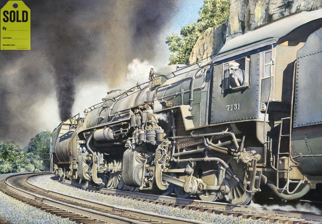 Two B&O EL3 2-8-8-0 locomotives