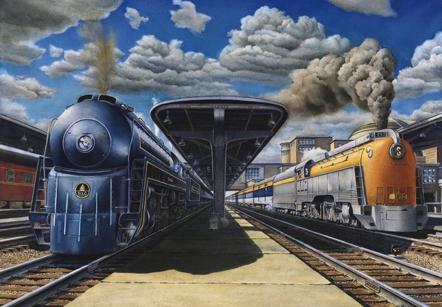 B&O and C&O Streamlined Steam Locomotives